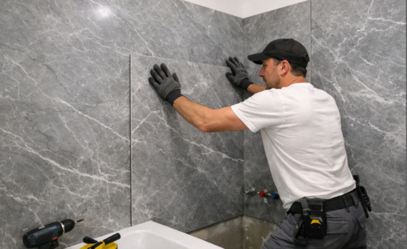 Бесшовные стены: почему крупноформатный керамогранит делает интерьер дороже, а уборку — проще Бесшовные стены: почему крупноформатный керамогранит делает интерьер дороже, а уборку — проще